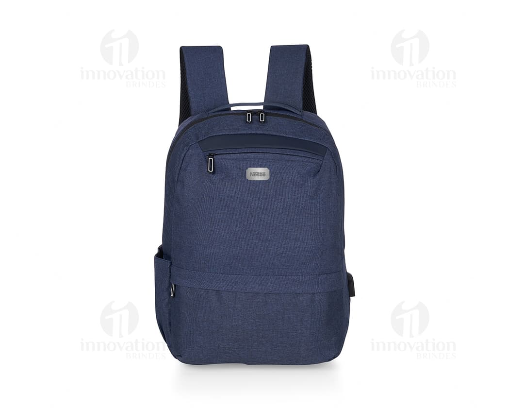 Mochila para notebook em couro preto - Perfeita para profissionais modernos e elegantes. Com estilo e praticidade, ideal para