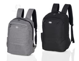 Mochila para notebook de couro preto estilo executivo, perfeita para o escritório ou viagens de negócios. Feita com material