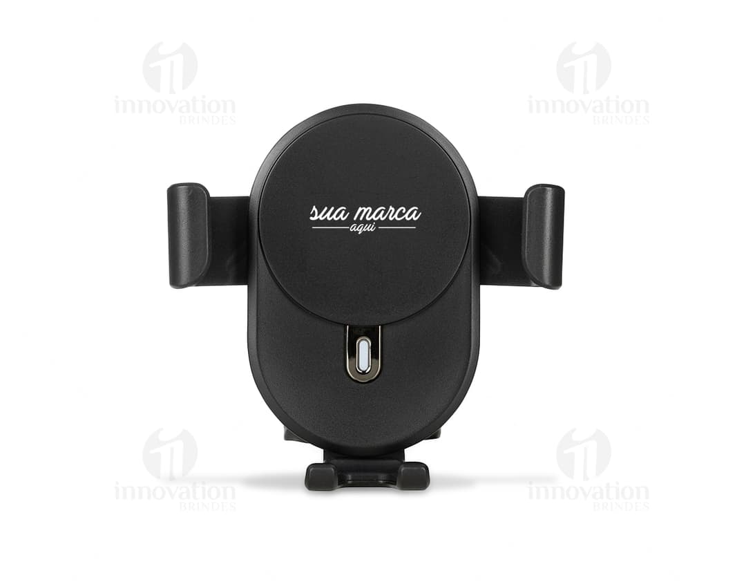Suporte Veicular com Carregador - Mantenha seu smartphone sempre carregado enquanto dirige com este moderno suporte veicular.