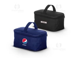 Bolsa térmica 2,6 litros para manter seus alimentos frescos durante viagens, passeios ou no trabalho. Feita em material
