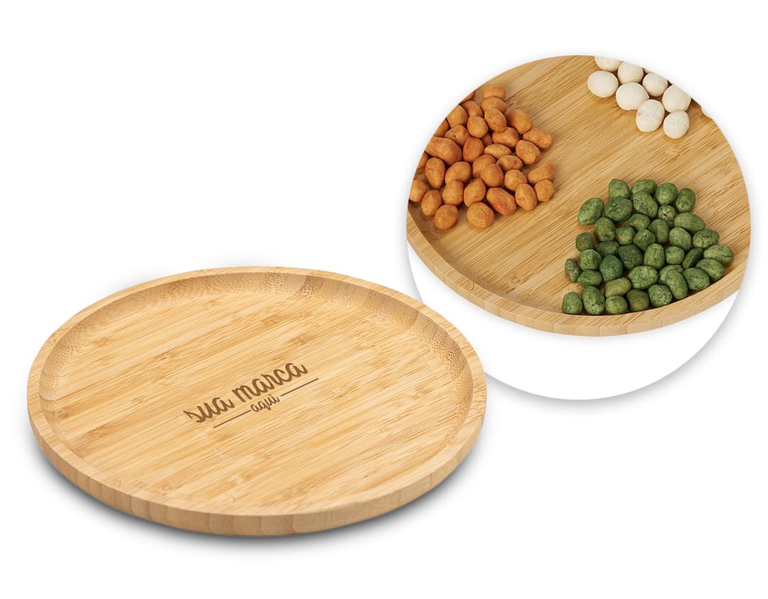 Petisqueira redonda 25x25: a opção ideal para servir seus snacks favoritos de forma organizada e prática. Feita de material