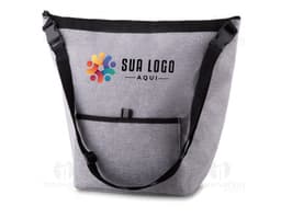 Bolsa térmica elegante e moderna, perfeita para manter seus alimentos frescos durante o dia. Feita em algodão de alta