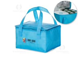 Bolsa térmica TNT 10L manta térmica em forma de cesta de compras, ideal para transportar alimentos de forma segura e com