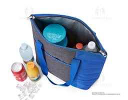 Bolsa térmica de 15 litros: a escolha ideal para manter suas bebidas geladas durante todo o dia. Com design elegante e alça