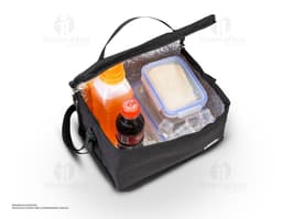 Bolsa térmica 4 litros de luxo em couro, perfeita para manter seus alimentos e bebidas frescos por mais tempo. Moderna e