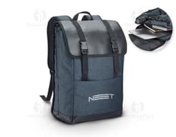 Mochila para notebook em couro de alta qualidade, perfeita para viagens ou uso diário. Com alça resistente, bolso com zíper e