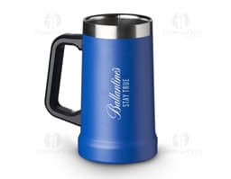 Caneca térmica 700ml para manter sua bebida preferida quente por mais tempo. Feita em material resistente e com design