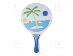 Kit de frescobol em MDF: um presente único e divertido para celebrar a vida e o amor. Com design moderno e colorido, este