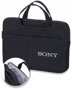 Pasta executiva em couro marrom para tablet e laptop, com fecho de segurança e alça ajustável. Ideal para proteger seus dispositivos com elegância e estilo. Adquira já!