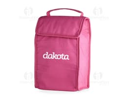 Bolsa Térmica Dobrável 3L - Praticidade e elegância para suas viagens e passeios. Feita em couro, com alça resistente e fecho