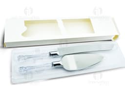Conjunto de talheres de 2 peças em aço inoxidável - ideal para servir as suas refeições com elegância e praticidade. Perfeito