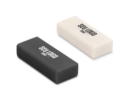 Borracha eletrônica para escritório, acessório preto de tecnologia. Ideal para apagar erros e manter seus documentos