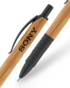 Caneta de Bambu de Luxo – Ideal para escrita suave e elegante em casa ou no escritório. Feita com materiais sustentáveis