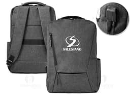 Mochila para notebook com design elegante e moderno. Perfeita para viagens de negócios ou para uso pessoal. Com