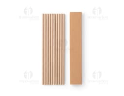 Conjunto de 10 canudos em papel kraft - práticos e sustentáveis para todas as ocasiões! Ideais para drinks e festas, feitos