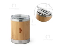Copo de bambu 350ml perfeito para conservar suas bebidas preferidas. Feito em material sustentável, é o objeto ideal para