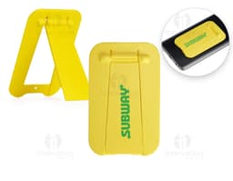 Suporte para celular moderno e vibrante. Design elegante, perfeito para o seu dispositivo eletrônico. Ideal para uso em casa