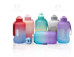 Garrafa Plástica 2,2 Litros - Ideal para manter-se hidratado ao longo do dia. Feita em plástico transparente, com capacidade