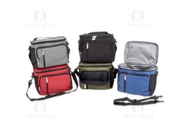 Bolsa Térmica 9 Litros c/ Compartimentos, ideal para transporte de alimentos e bebidas. Resistente, prática e com amplo