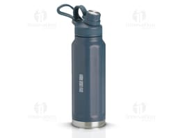 Garrafa térmica de inox com capacidade de 950ml, ideal para manter líquidos quentes ou frios por mais tempo. Design clean e