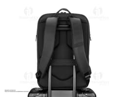 Imagem de uma mochila premium para viagens, com diversos compartimentos e design elegante. Ideal para armazenar dispositivos