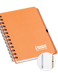Caderneta Capa Dura Kraft para anotações e organização de documentos, com capa protetora de papelão resistente. Ideal para
