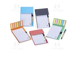 Bloco de anotações em branco para escrita e organização no escritório. Ideal para criar listas, fazer registros e manter suas