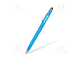 Caneta plástica touch, ideal para escrita suave e precisa. Perfeita para utilizar em dispositivos touch screen.
