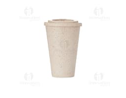 Copo Fibra de Madeira 400ml - Ideal para quem busca praticidade e sustentabilidade. Com design sofisticado e capacidade de