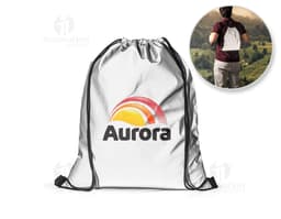 Mochila Saco Transparente - Perfeita para quem busca estilo e praticidade! Feita em plástico resistente e transparente, essa