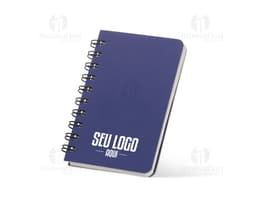 Bloco de anotações Kraft 14x10 com capa em papel, espaço em branco para escrever mensagens, lembretes e notas. Ideal para uso