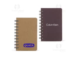 Bloco de anotações Kraft 14x10 com capa em papel, espaço em branco para escrever mensagens, lembretes e notas. Ideal para uso