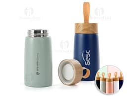 Garrafa inox parede dupla 250ml: Mantenha suas bebidas sempre na temperatura ideal com esta garrafa de design elegante e