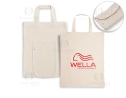 Bolsa de algodão reciclado dobrável, com design vintage. Feita de material eletrônico antigo, com espaço vazio para colocar