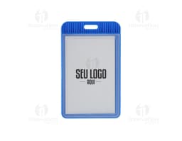 Porta crachá plástico de alta qualidade para identificação de funcionários e visitantes. Mantenha sua empresa organizada e