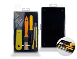 Kit Ferramentas 4 Peças: ideal para profissionais da indústria, carpinteiros e entusiastas de bricolagem. Este conjunto
