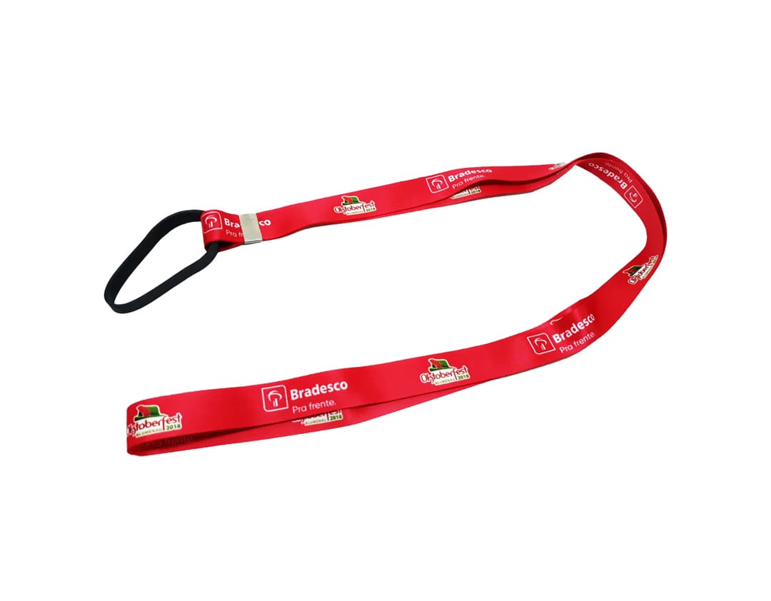 Cordão para copo de 85cmx20mm - Prático e elegante, este cordão para copo é perfeito para eventos empresariais e brindes