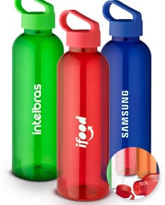 Garrafa PET de 550ml: ideal para sua hidratação diária. Feita em material transparente e resistente, é perfeita para armazenar água, sucos e outras bebidas. Adquira já a sua e mantenha-se saudável e hidratado!