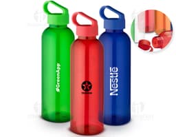 Garrafa PET de 550ml para hidratação e praticidade. Ideal para levar sua bebida favorita para onde você for. Feita em