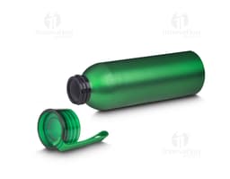 Garrafa térmica de aço inoxidável com copo de 500ml, ideal para armazenar líquidos quentes ou frios. Fabricada com material