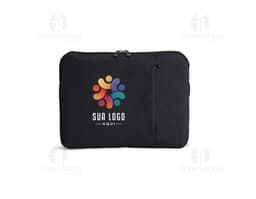 Pasta para Tablet e Notebook 12,4 em Couro Preto - Acessório moderno e funcional para o seu dia a dia. Perfeito para guardar
