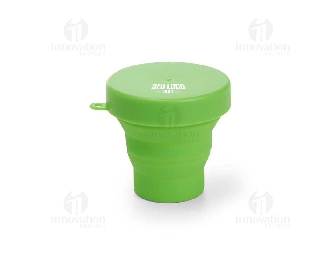 Copo Retrátil de Silicone 150ml - Prático e Sustentável: Ideal para armazenar bebidas quentes ou frias, este copo retrátil de