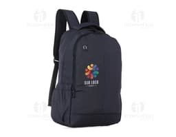 Mochila de poliéster para notebook - ideal para viagens de negócios e lazer. Moderna e prática, possui compartimento