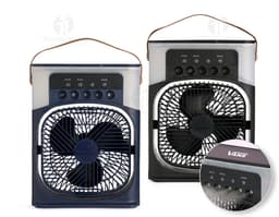 Climatizador USB vintage para escritório. Leve, moderno e eficiente, ideal para manter sua temperatura agradável durante o