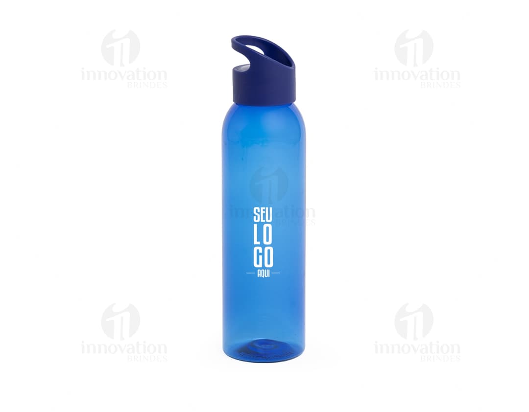 Garrafa plástica 700ml: Ideal para se manter hidratado ao longo do dia. Transparente, leve e prática, perfeita para levar