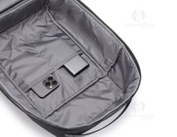 Mochila para Notebook Premium feminina em couro marrom e cor-de-rosa, elegante e moderna, ideal para negócios e lazer.