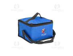Bolsa térmica de 8 litros, ideal para transporte de alimentos e bebidas. Possui alça para facilitar o transporte, feita de