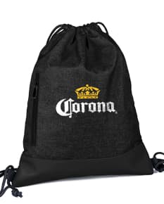 Sacola/Mochila preta de couro moderna, com alça, zíper e bolso. Ideal para viagens, negócios ou compras, acessório de moda elegante e versátil.