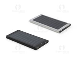 Bateria portátil em alumínio de 8.000 mAh.