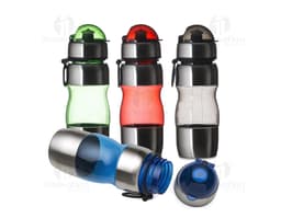 Squeeze de alumínio com capacidade para 450ml.